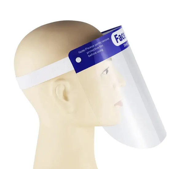 Visiera facciale monouso dentale di vendita calda con spugna / maschera protettiva dentale